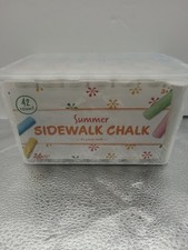 Summer Sidewalk Chalk 42 Count Colored Chalk