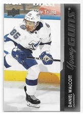 DANIEL WALCOTT 2021-22 Upper Deck YOUNG GUNS ROOKIE card 229 Tampa Bay Lightning. rookie card picture
