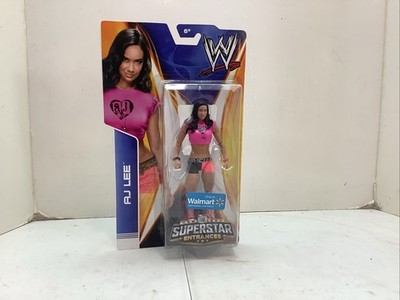 WWE Superstar Entrances AJ Lee Figure Exclusive Diva Black Widow Attire