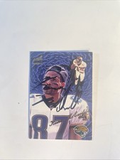 Keenan McCardell 1999 Pacific Aurora Jacksonville Jaguars Autographed Card Must