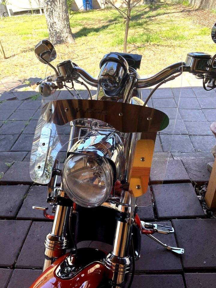 Harley-Davidson V-Rod PREMIUM TOUR PARABRISAS Policarbonato Pulido Foto 4 de 4