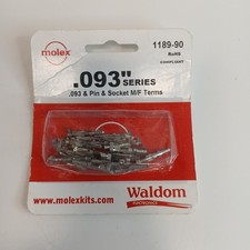 Molex 1189-90 .093 Pin Socket Male Female Terminals