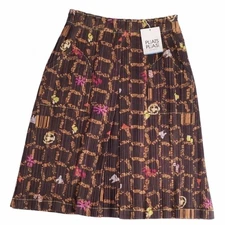 Pleats Please Issey Miyake Skirt Total Pattern Pleated Bottoms Used MOLO-0