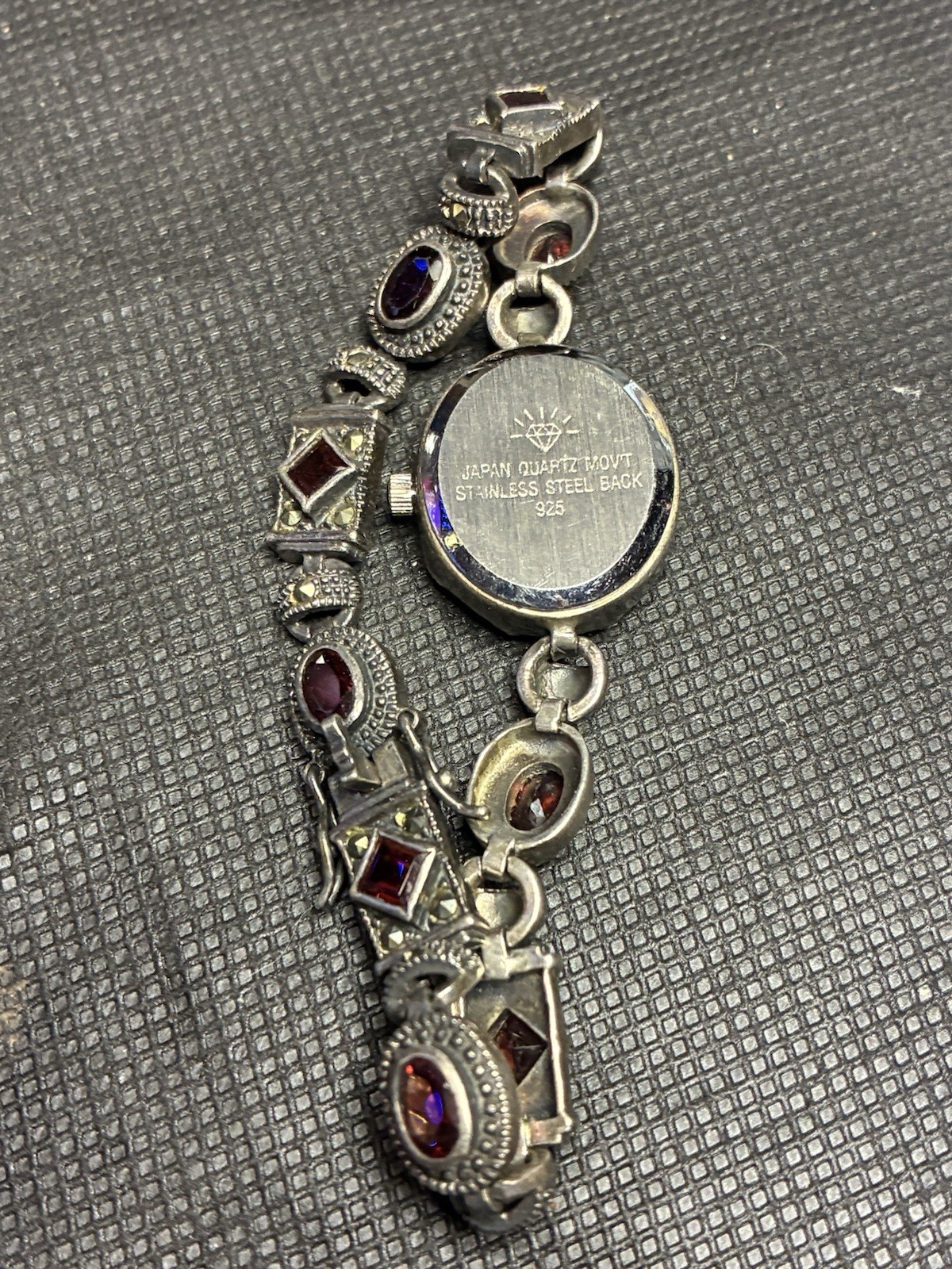 Solid Vintage Ecclissi Sterling Silver Marcasite … - image 11