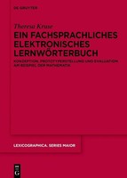 Ein Fachsprachliches Elektronisches LernwöRterbuch Theresa Kruse