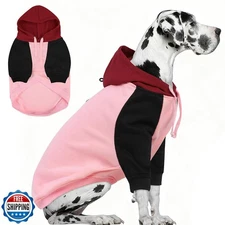 AOFITEE Extra Large Dog Hoodie, Basic Dog Hoodies for Fall Winter
