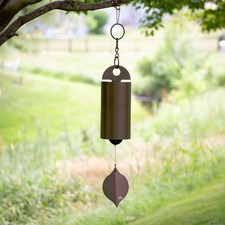 Woodstock Chimes Heroic Windbell Antique Copper Large Steel Hanging Garden Bell