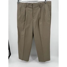 Dockers D3 Pants 38x30 Easy Khaki Classic Fit Pleated Front Pants Brown Beige