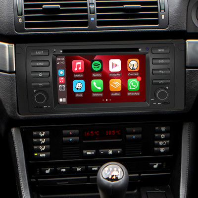 7 inch Touch Radio for BMW 5 Series M5 E39 X5 E53 CarPlay Android Auto Sat Nav DVD