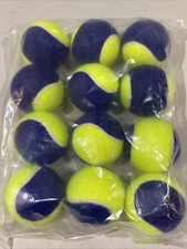 Catch / Fetch 2 1/2" Inch Dog Tennis Balls Pack of 12 BLUE/YELLOW FREE SHIP
