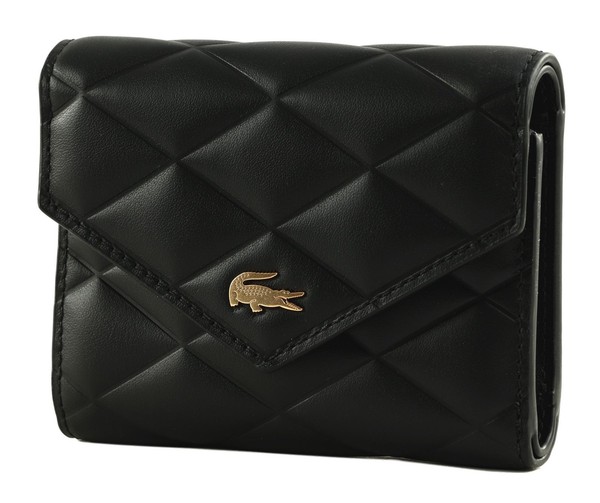 Lacoste Compact Wallet GeldböRse Noir Schwarz Neu-image