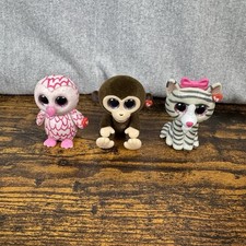 Lot Of 3 Ty Beanie Mini Boos Blind Box Series 1 2 Coconut Pinky Kiki Figures