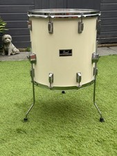 PEARL EXPORT Series 16'' x 16'' Floor Tom with Legs-8 lugs-White-Made in Taiwan