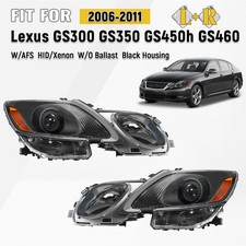For Hidafs 2006-2011 Lexus Gs300 Gs350 Gs450h Gs460 Headlights Projector Black
