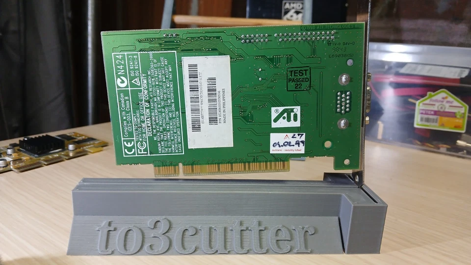 VGA ATI 3D Rage IIC / 2C PCI Graphics Card (109-40600-10), Tested & Works GREAT - Image 3 of 4