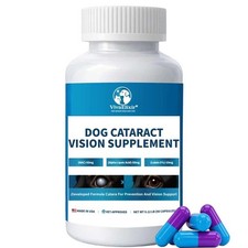 Eye Supplements for Dogs - Vision Support Soft Chews with 90 Ct, White
