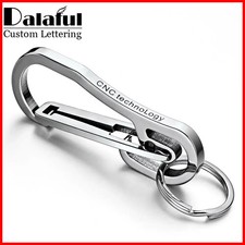 Stainless Steel Keychain Custom Lettering High-grade Keyring Personalized For Me