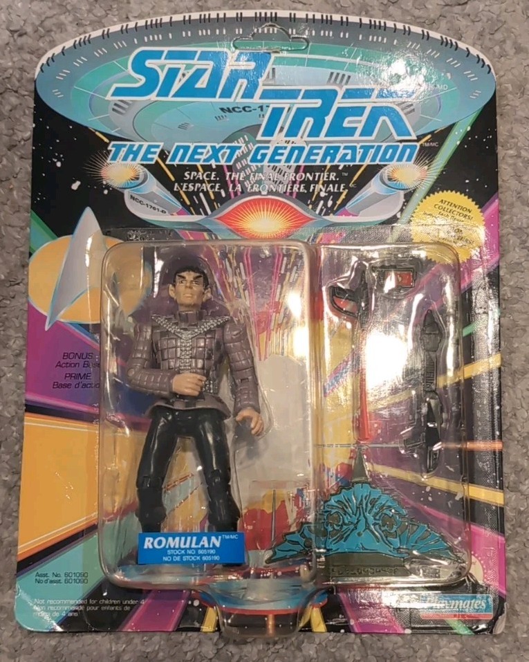 1992 Playmates STAR TREK The Next Generation - Romulan - Canadian