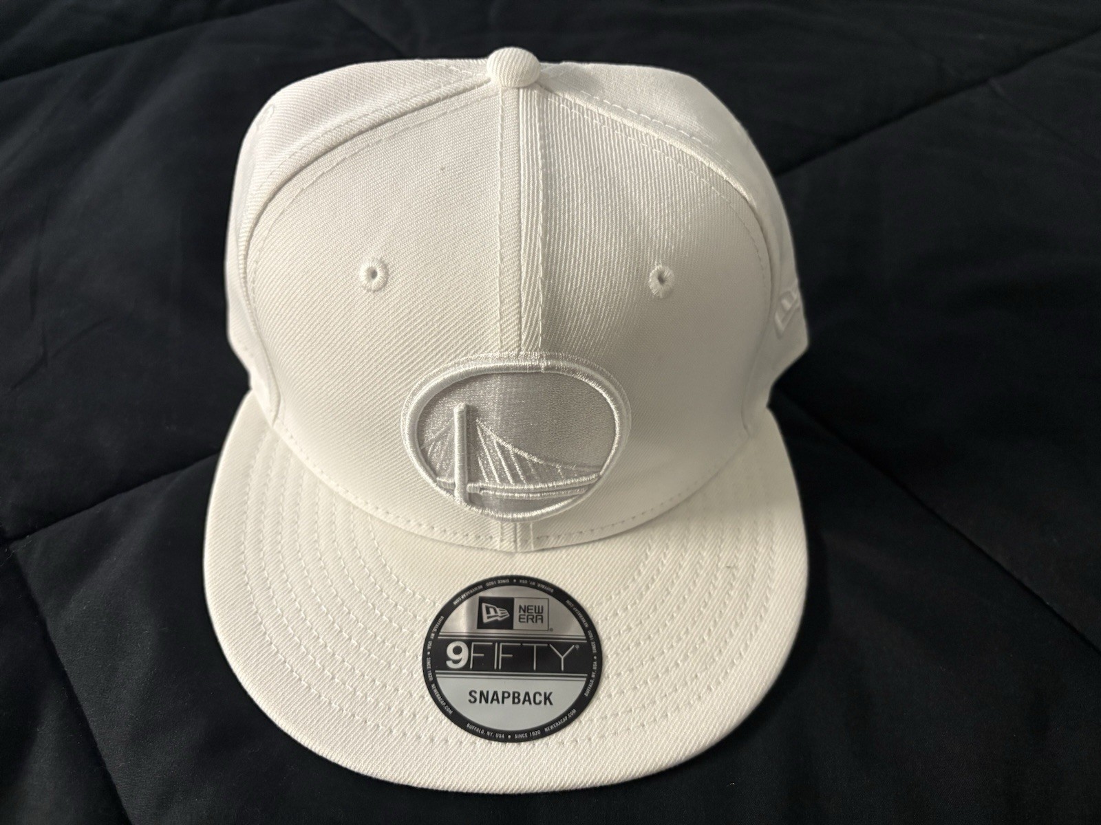 Golden State Warriors New Era 9Fifty Hat, Cap. SnapBack. Whi