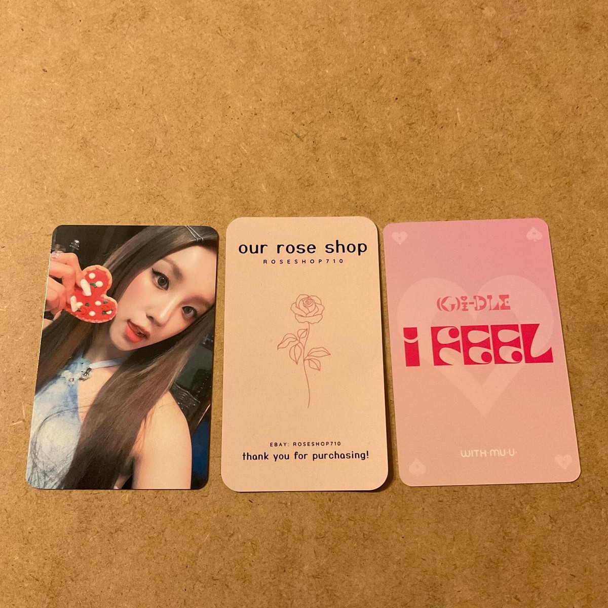 G)I-DLE GIDLE I Feel Official Withmuu Preorder Benefit POB