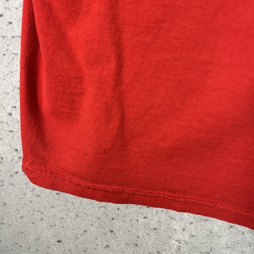 Vintage 2000s Y2K Nike Hey Big Mouth Game Talk T Shirt Adult XL Red Mens - Picture 13 of 14