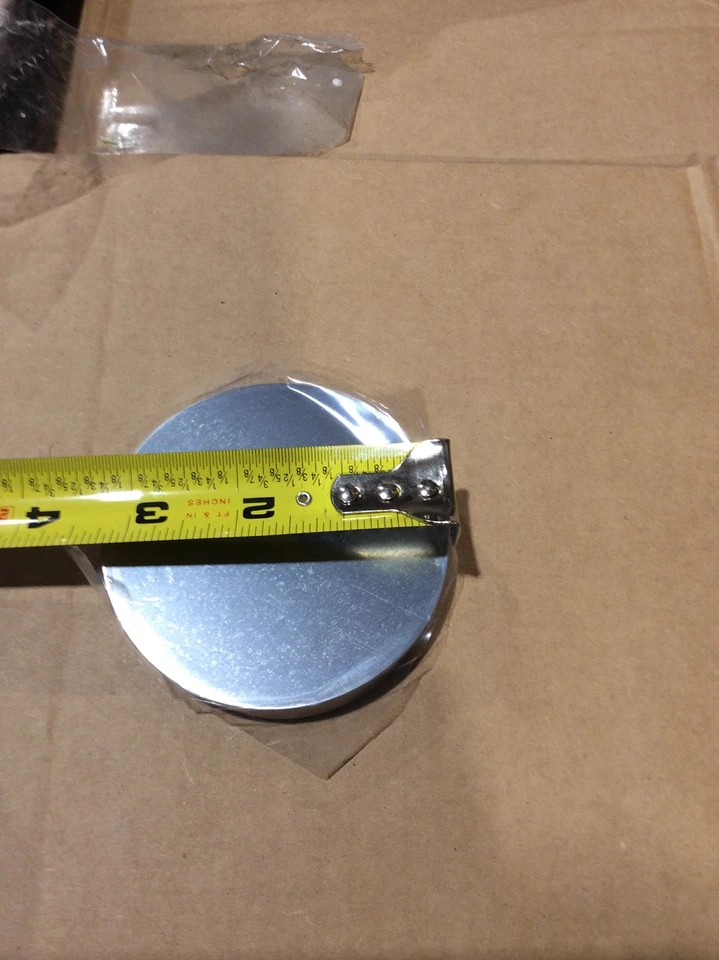 (12-Pk) Tapa Plana CS Metal Plateado (C6A) Foto 4 de 4