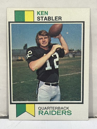 1973 Topps #487 Ken Stabler Rookie RC Near Mint - Picture 5 of 8