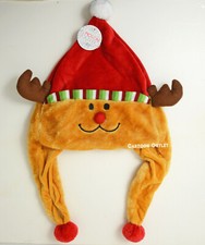 Christmas Beanie Hat Ugly Sweater Holiday Party Adult Kids Reindeer Hat Gift