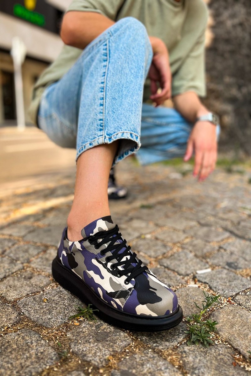 CH252 Hombre Informal Zapatillas Zapatos FLAMENCO/CAMUFLAJE3Models-Express