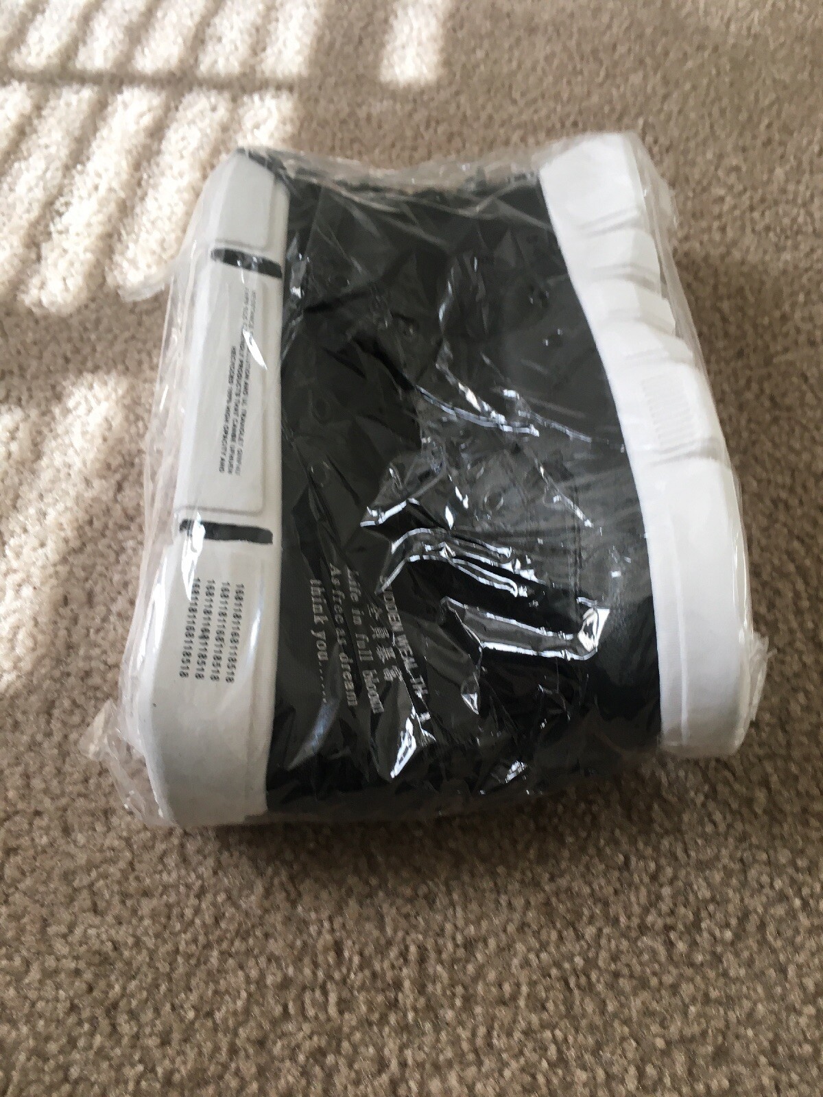 SAOLA Scarpe sneakers sportive uomo skateboard stringate atletiche taglia 8 nero bianco