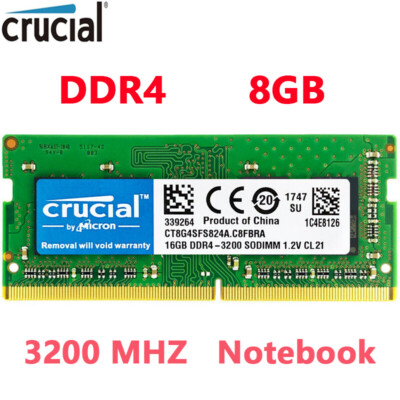 Crucial DDR4 16GB 3200 MHz PC4-25600 260-Pin SODIMM
