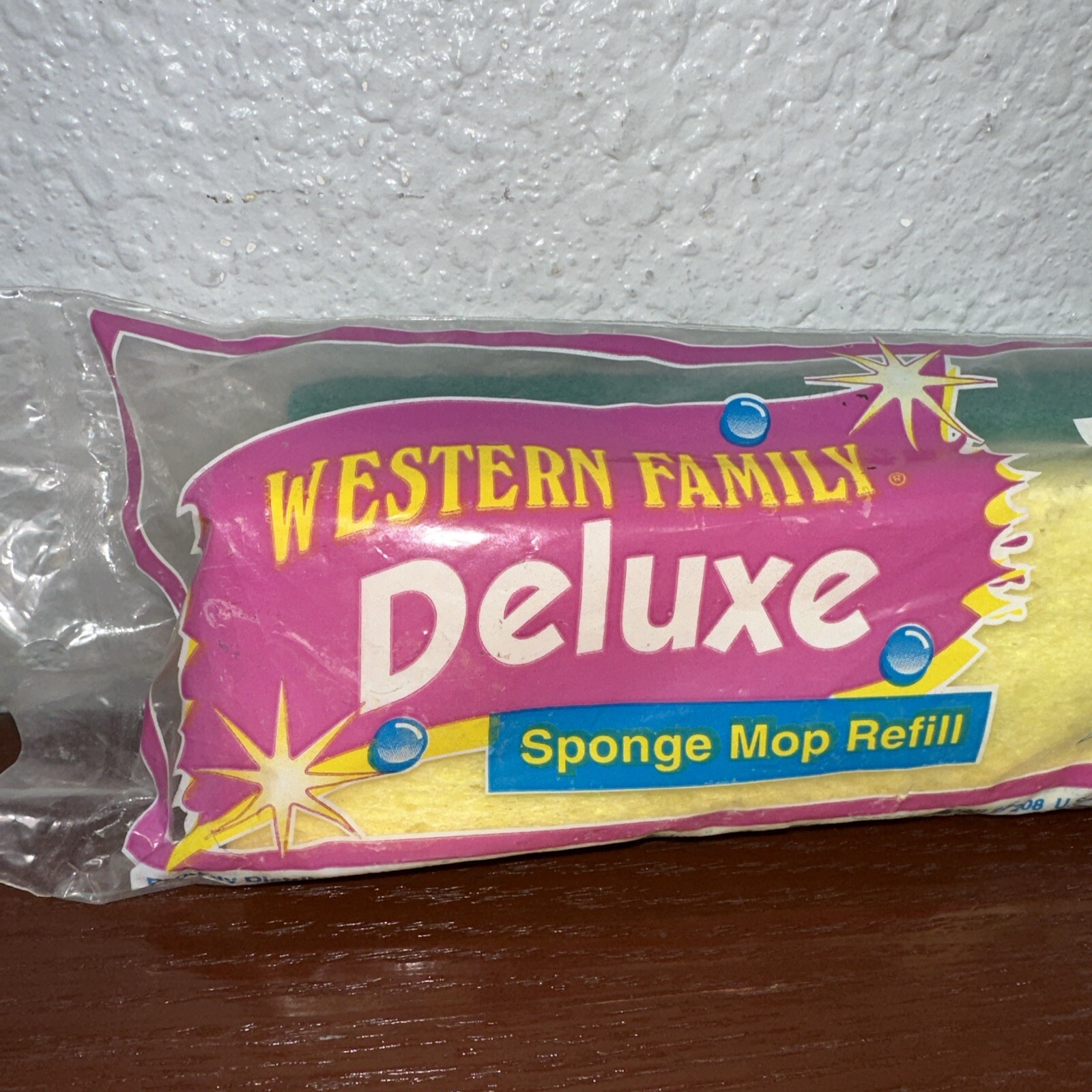 Vintage NIP Western family sponge mop refill made in USA 