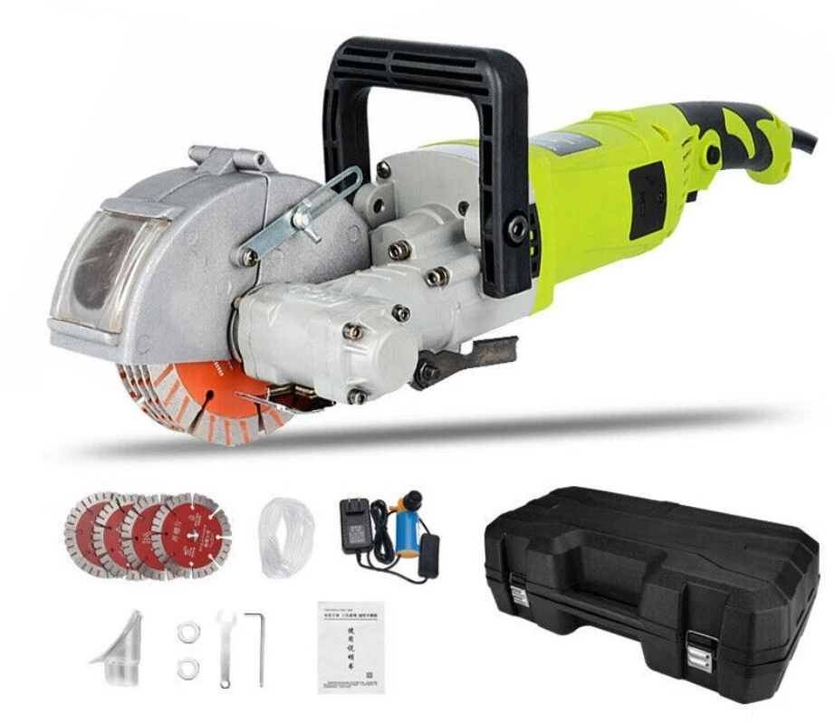 4KW Dustless Cement Wall Slotting Machine Concrete Cutting Machine