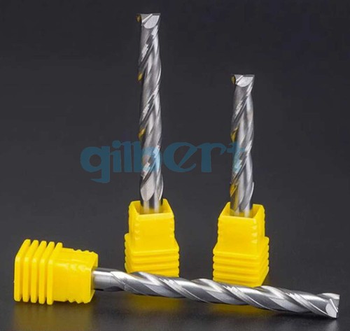 3.175mm Tungsten CNC Router Bits Flutes Spiral End Mill Cutter For MDF Wood - Picture 3 of 5