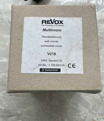 Revox V218 Multiuser Wandbedienung Bedieneinheit Gira System 55