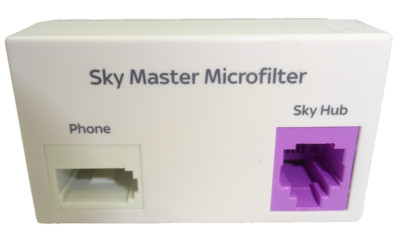 Sky MFS2BOU-SMU2 Rev.OD Master Mikrofilter RJ11 Sky Hub Telefon Breitband ADSL