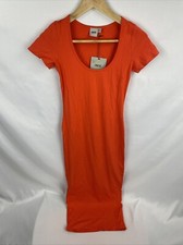 ASOS Orange Soft Stretch Slim Fit Dress Women’s Size 4 NWT