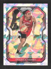 Dearica Hamby 2021 Panini Prizm WNBA Prizms Ice Las Vegas Aces #43