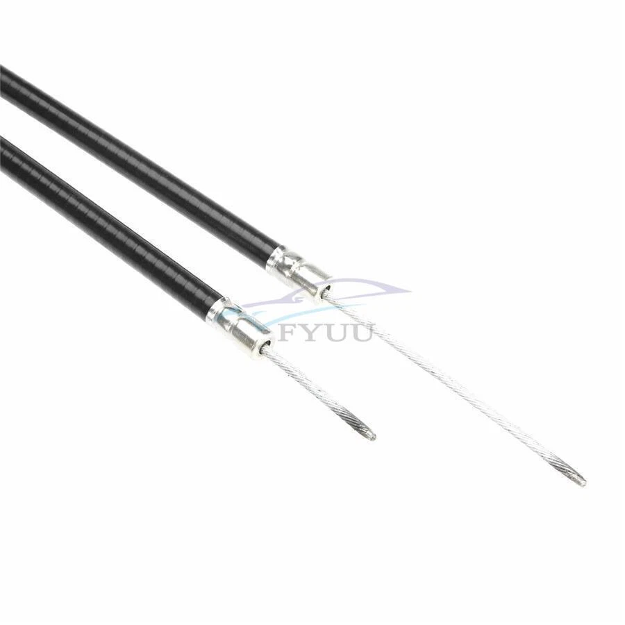 Kit de cables universales negros para motocicleta embrague + freno + arnés de acelerador cable Foto 4 de 4