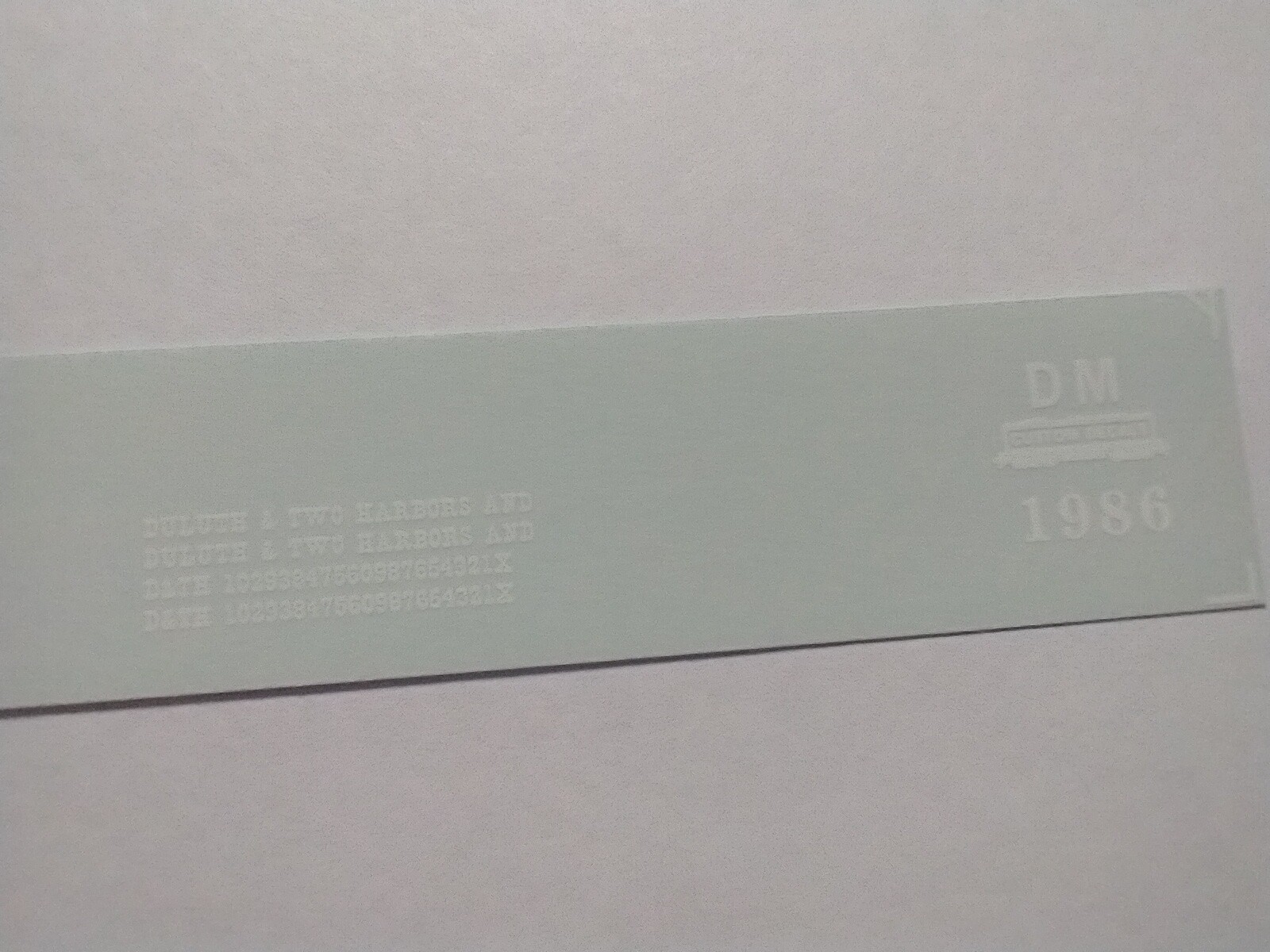 DM Custom Decals HO Scale "Duluth & Two Harbors" 1986 TS eBay