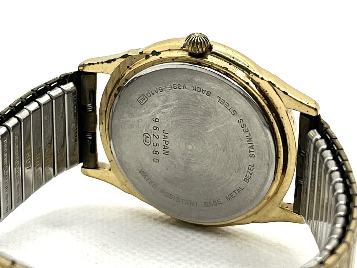 Vintage SEIKO ALBA Success Moonphase Triple Calendar Men's