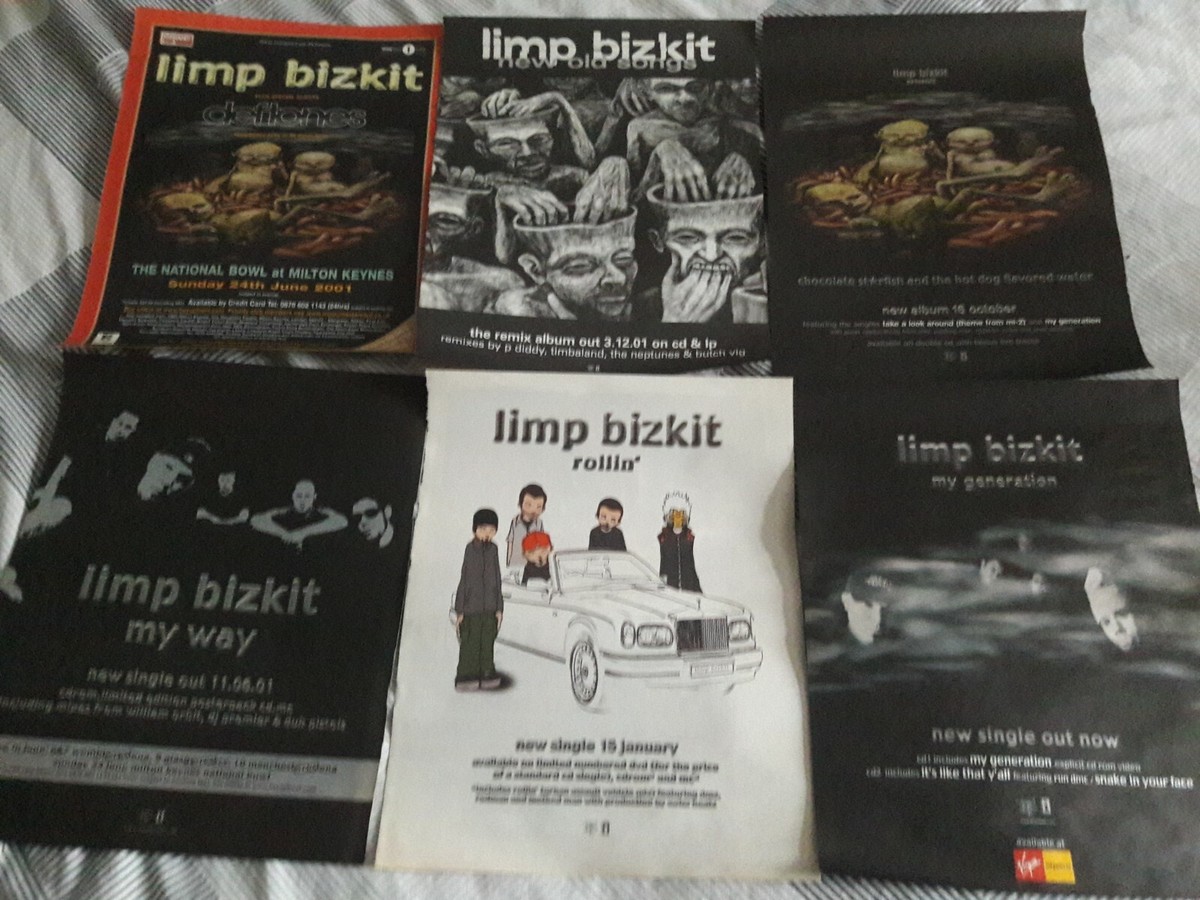 LIMP BIZKIT original advert / small poster LIVE TOUR chocolate