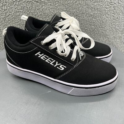 Heelys Pro20 Skate Shoes Mens Sz 7 Black Casual Low Top Sneakers
