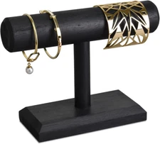 Ikee Design Wooden Jewelry Holder Display Stand for Selling, Bracelet Scrunchies