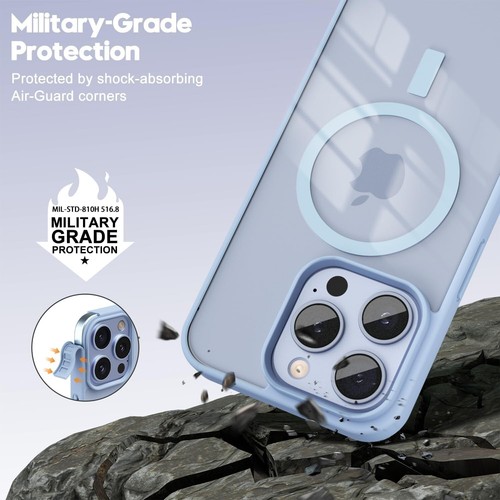 Custodia iPhone 14 Pro, Protezione MagSafe Antiurto per Apple iPhone 14 Pro Case - Foto 57 di 65