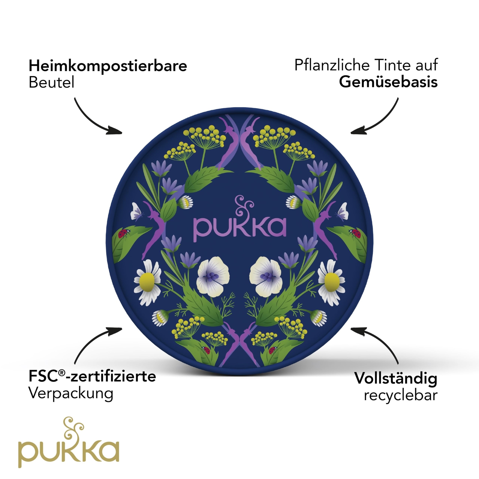 Pukka Tisane, Premium Selection Box, Benessere dalla Mattina alla Ser