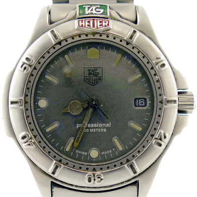 TAG HEUER 999.213A PROF 4000 SERIES GRAY DIAL 200M STAINLESS STEEL