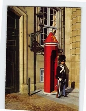 Postcard Guardsman Amalienborg Castle Copenhagen Denmark