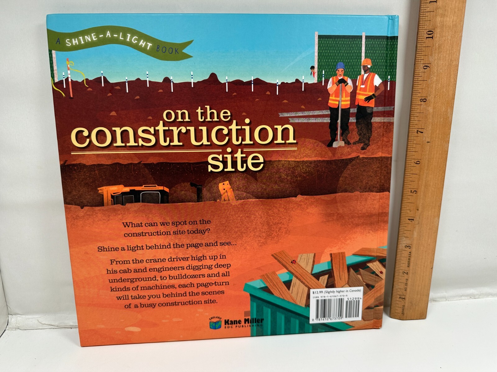 On the Construction Site Garden Light Books Ex-Lib Teacher Homeschool Reading
