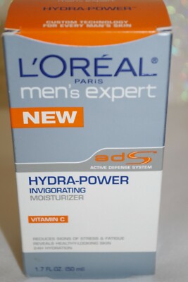 NEW OLD STOCK LOREAL MENS EXPERT HYDRA POWER INVIGORATING MOISTURIZER